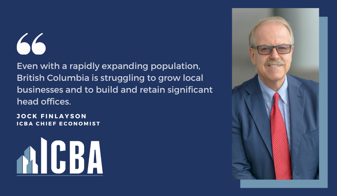 ICBA ECONOMICS: The Role of the Construction and Real Estate Industries in ‘Corporate B.C.’