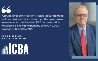 ICBA ECONOMICS: Focus on B.C. Construction Labour Supply & Demand